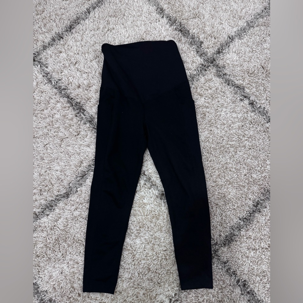 Pregnant Black Leggings